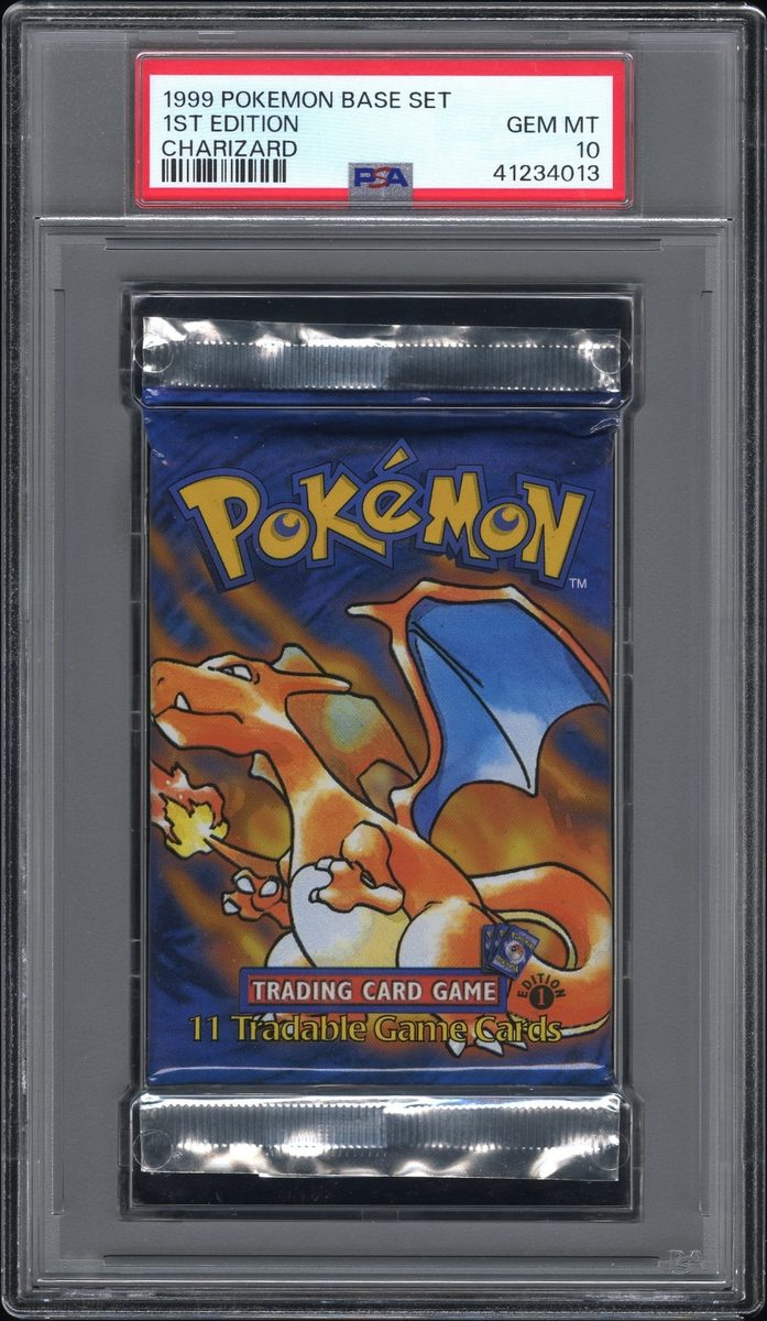 1999 Base Set Charizard Holo PSA 9